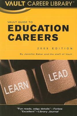Cover of Vault Guide to Education Careers