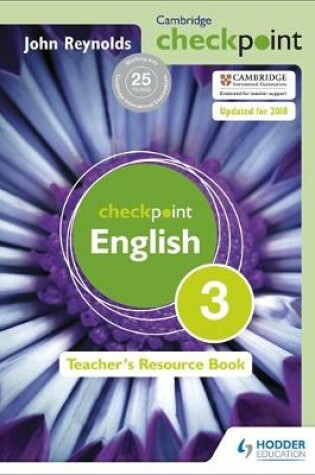 Cover of Cambridge Checkpoint English Teacher's Resource Book 3