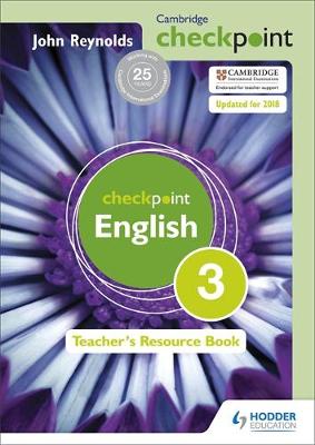 Book cover for Cambridge Checkpoint English Teacher's Resource Book 3