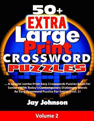 Cover of 50+ Extra Large Print CROSSWORD Puzzles