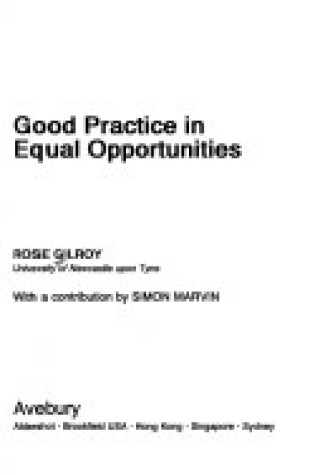 Cover of Good Practice in Equal Opportunities