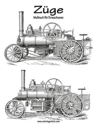 Book cover for Züge-Malbuch für Erwachsene 1