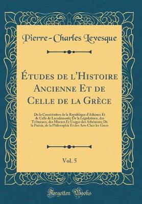 Book cover for Etudes de l'Histoire Ancienne Et de Celle de la Grece, Vol. 5