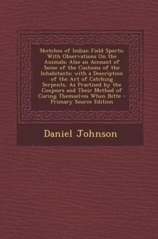 Cover of Sketches of Indian Field Sports