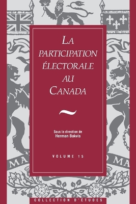 Book cover for La Participation electorale au Canada