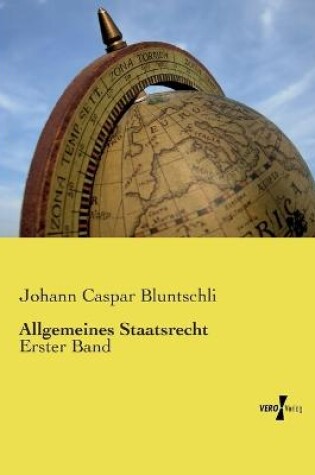 Cover of Allgemeines Staatsrecht