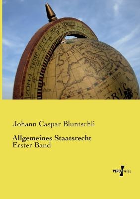 Book cover for Allgemeines Staatsrecht