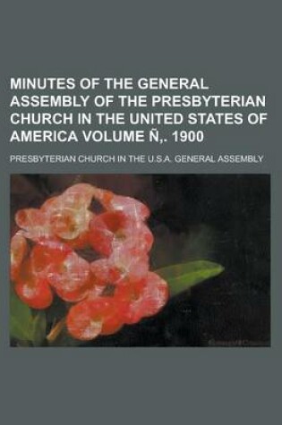 Cover of Minutes of the General Assembly of the Presbyterian Church in the United States of America (1867)