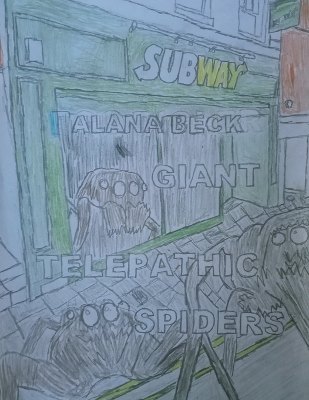 Book cover for Giant Telepathic Spiders