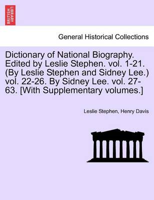 Book cover for Dictionary of National Biography, Volume LVI Teach - Tollet, Edited by Sidney Lee