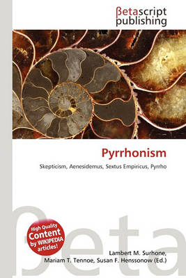 Cover of Pyrrhonism