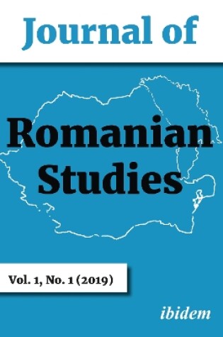 Cover of Journal of Romanian Studies - Volume 1,1 (2019)