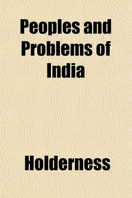Book cover for Peoples and Problems of India