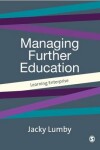 Book cover for Managing Further Education