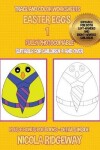 Book cover for Trace and color worksheets (Easter Eggs 1)