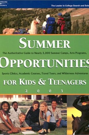 Cover of Summer Opps for Kids & Teenage