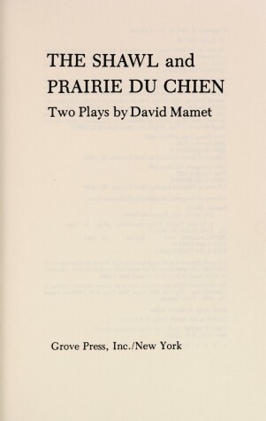 Book cover for The Shawl; And, Prairie Du Chien