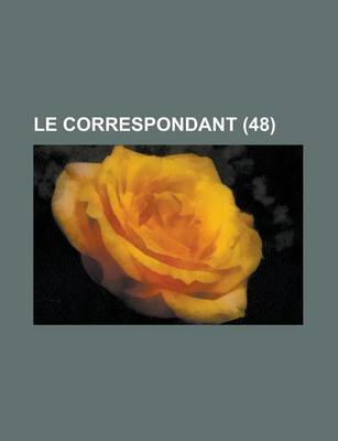 Book cover for Le Correspondant (48)