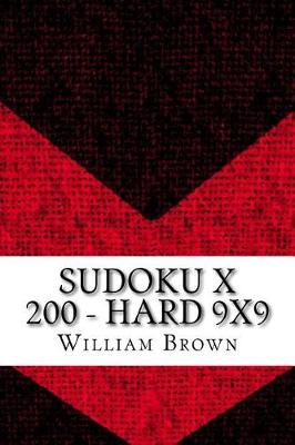 Book cover for Sudoku X 200 - Hard 9x9