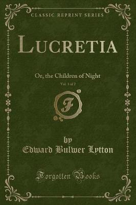 Book cover for Lucretia, Vol. 1 of 2