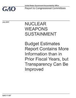 Cover of Nuclear Weapons Sustainment