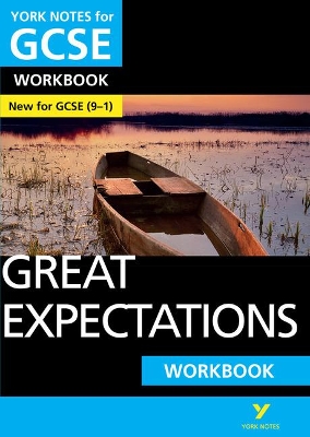 Book cover for Great Expectations: York Notes for GCSE Workbook the ideal way to catch up, test your knowledge and feel ready for and 2023 and 2024 exams and assessments