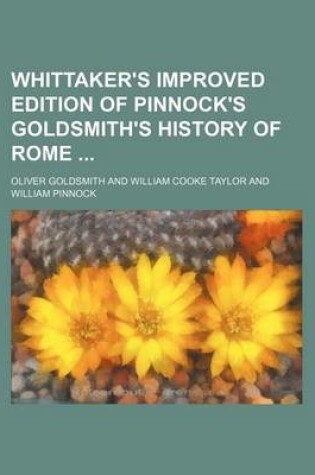 Cover of Whittaker's Improved Edition of Pinnock's Goldsmith's History of Rome