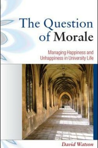 Cover of The Question of Morale