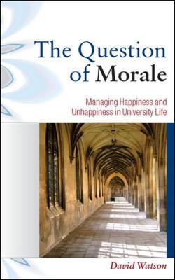 Book cover for The Question of Morale