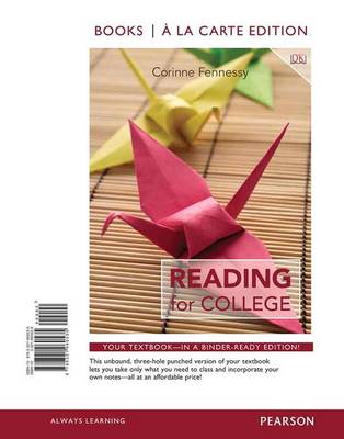 Book cover for Reading for College, Books a la Carte Edition