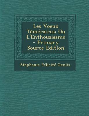 Book cover for Les Voeux Temeraires