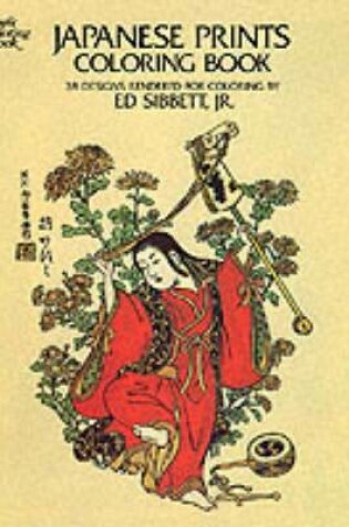 Cover of Japanese Prints Colouring Book