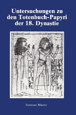 Cover of Untersuchungen Zu Den Totenbuch