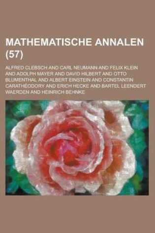 Cover of Mathematische Annalen (57)