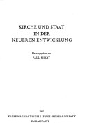 Book cover for Kirche Und Staat in Der Neueren Entwicklung