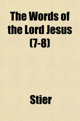 Cover of The Words of the Lord Jesus Volume 9