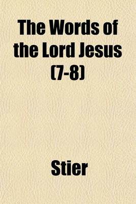 Book cover for The Words of the Lord Jesus Volume 9