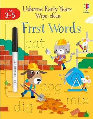 Book cover for Early Years Wipe-Clean First Words