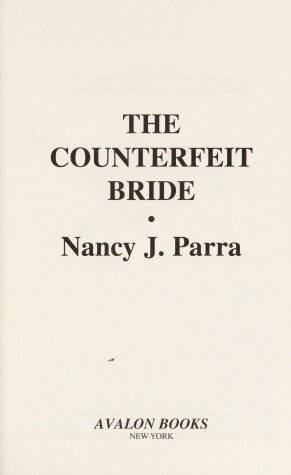 Book cover for The Counterfeit Bride