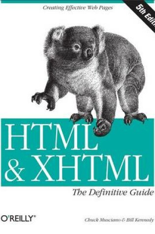 Cover of HTML & Xhtml: The Definitive Guide