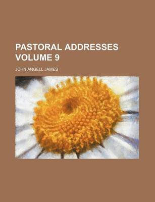 Book cover for Pastoral Addresses Volume 9