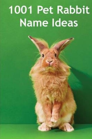 Cover of 1001 Pet Rabbit Name Ideas