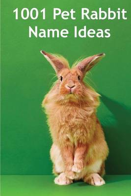 Book cover for 1001 Pet Rabbit Name Ideas