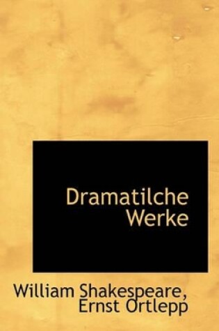 Cover of Dramatilche Werke