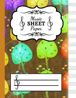 Book cover for Music Sheet Paper