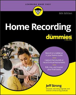 Book cover for Home Recording For Dummies