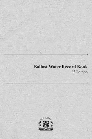 Cover of Ballast Water Record Book