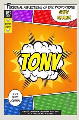 Book cover for Superhero Tony