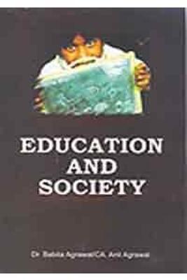 Book cover for Education and Society