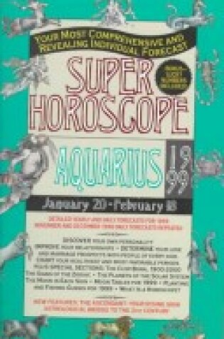 Cover of Super Horoscope: Aquarius 1999